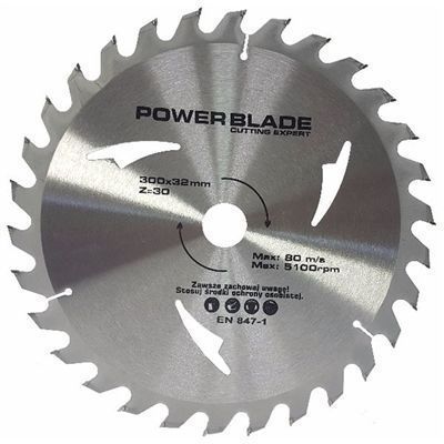 Piła Tarcza Widiowa 300X32X30T Power Blade