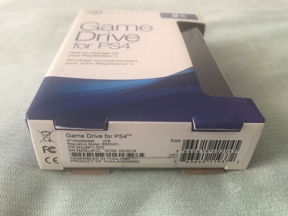Disco Externo Seagate Game Drive for PS4 2Tb NOVO