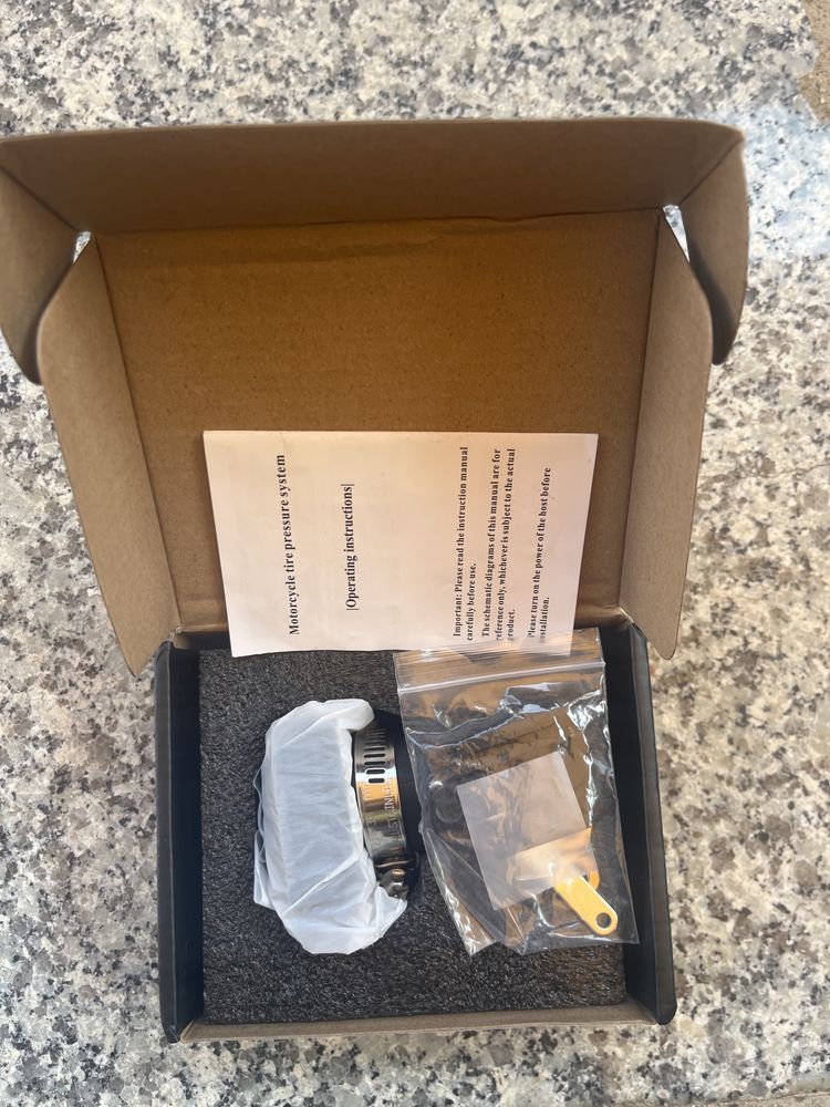 Sensor TPMS para moto.