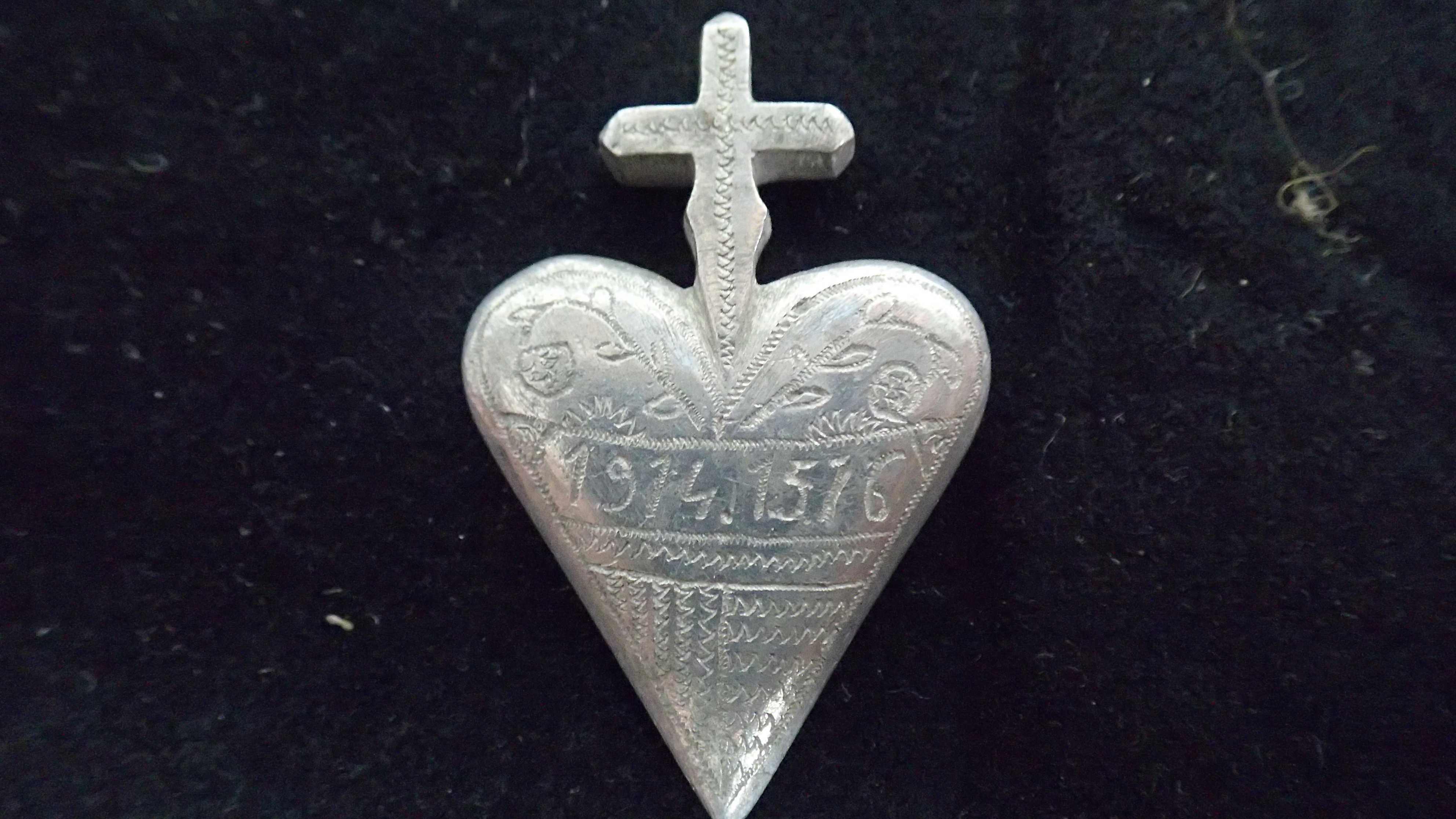 Pendente em metal da Primeira Guerra Mundial