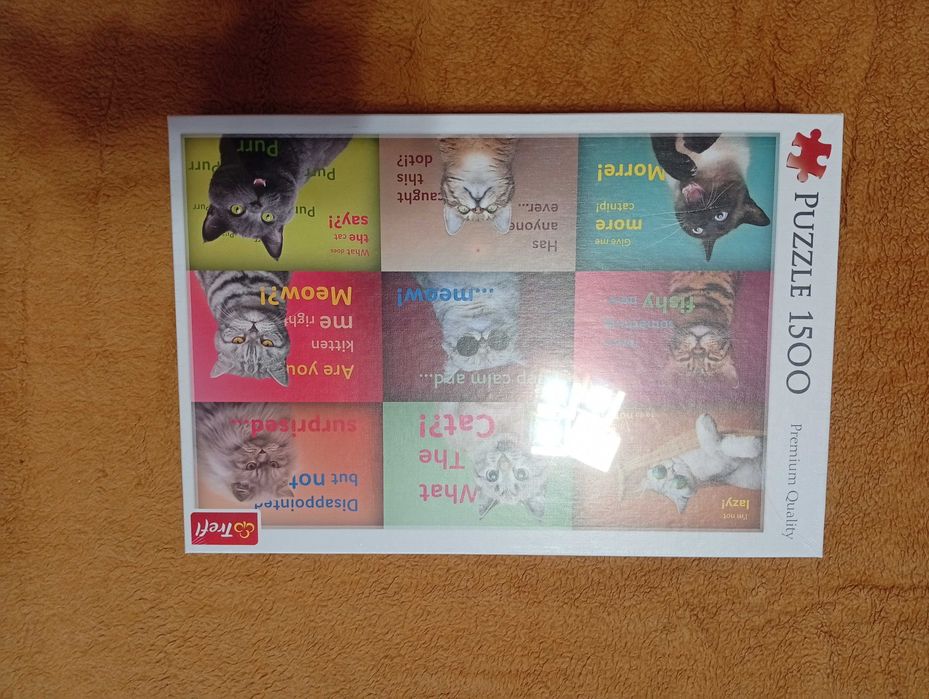 Puzzle 1500 sztuk koty