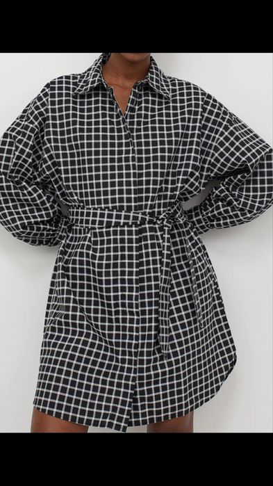 Плаття рубашка оверсайз H&M