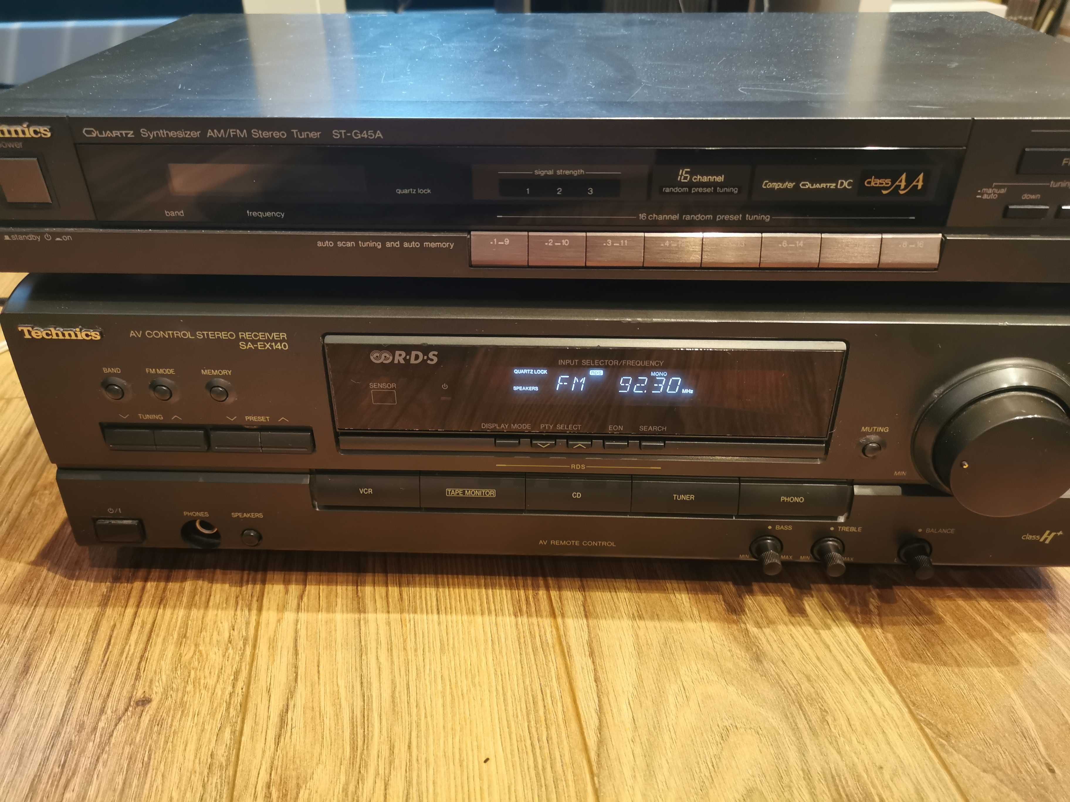zestaw technics amplituner SA-EX 140 , Tuner ST-G45A
