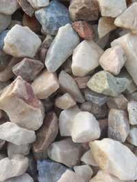Kamienie ozdobne ogrodowe, Pastel gabion, Pastelowy grys, luz 1t