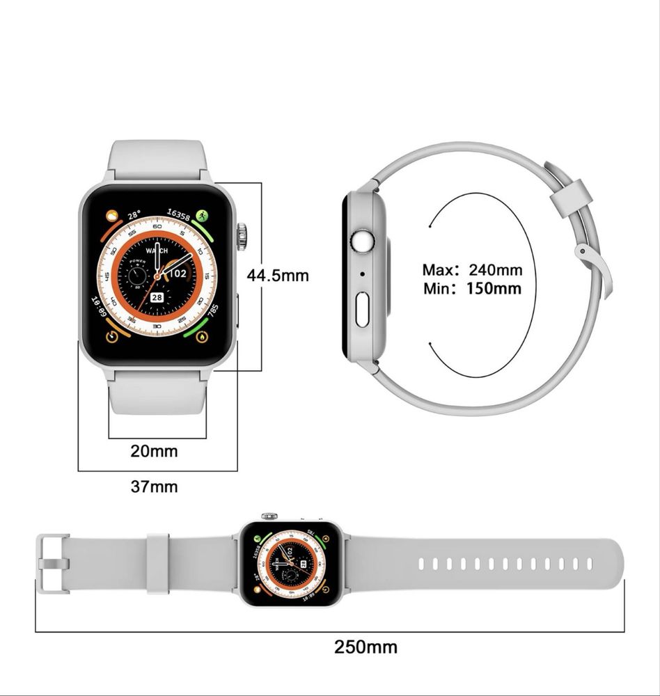 Смарт-годинник Blackview R30 44мм