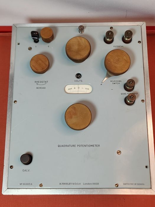 zabytkowy potencjometr kwadraturowy H. Tinsley & Co Ltd..