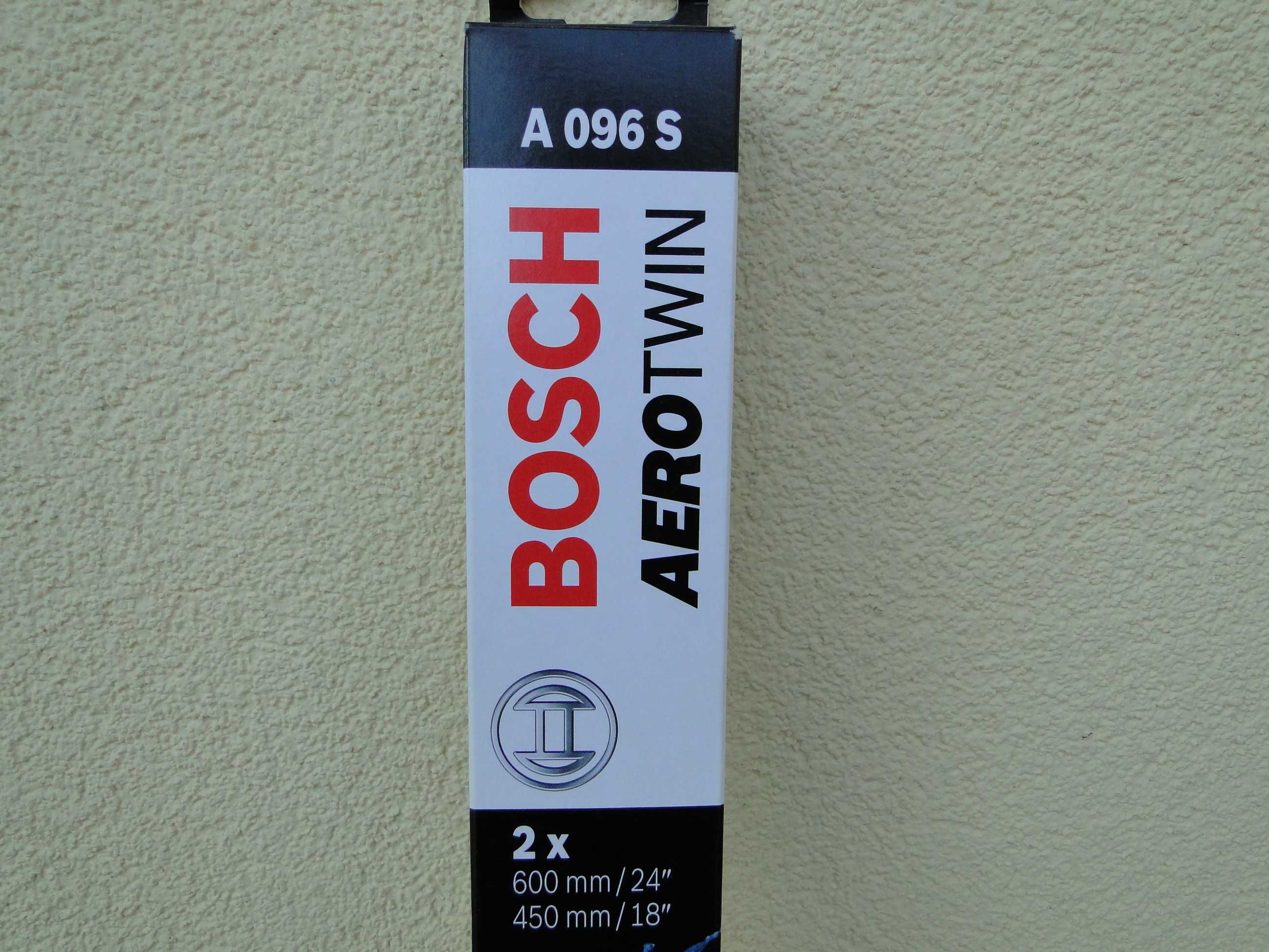 Bosch AeroTwin A096S, Zestaw wycieraczek 600/450 mm, Nowe