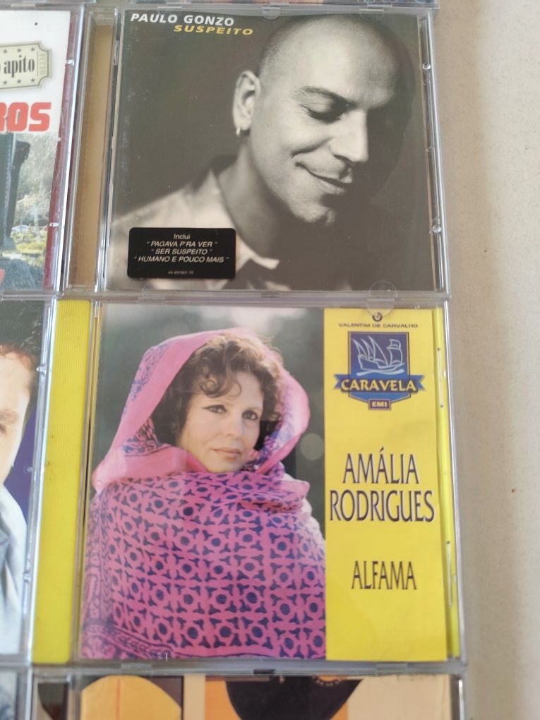Lote de 10 CDs de Musica Ligeira Portuguesa
