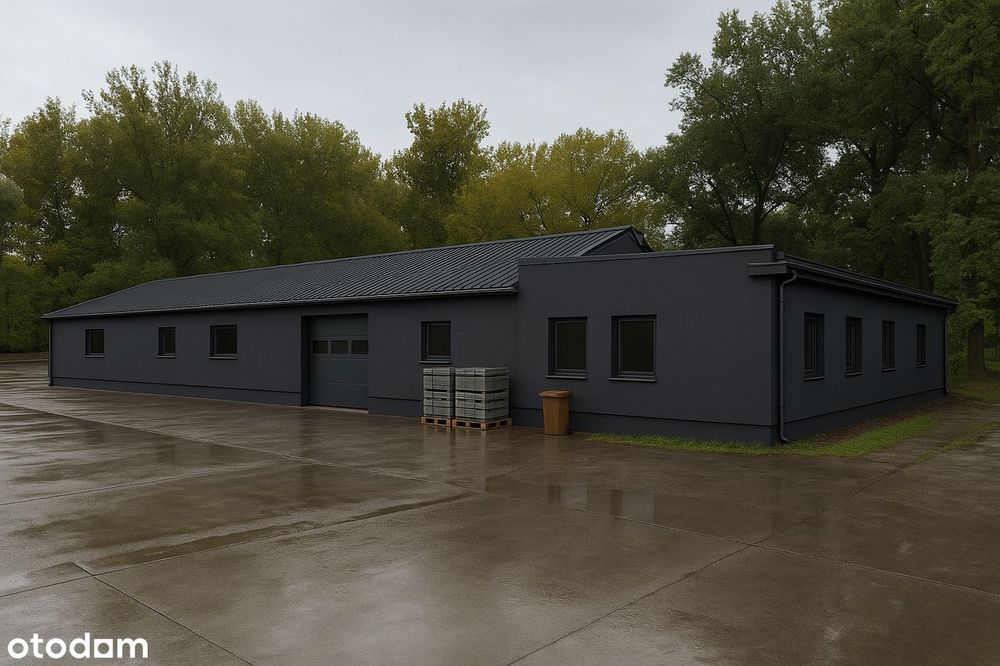 Wynajmę nową halę magazynową z biurem i dużym placem