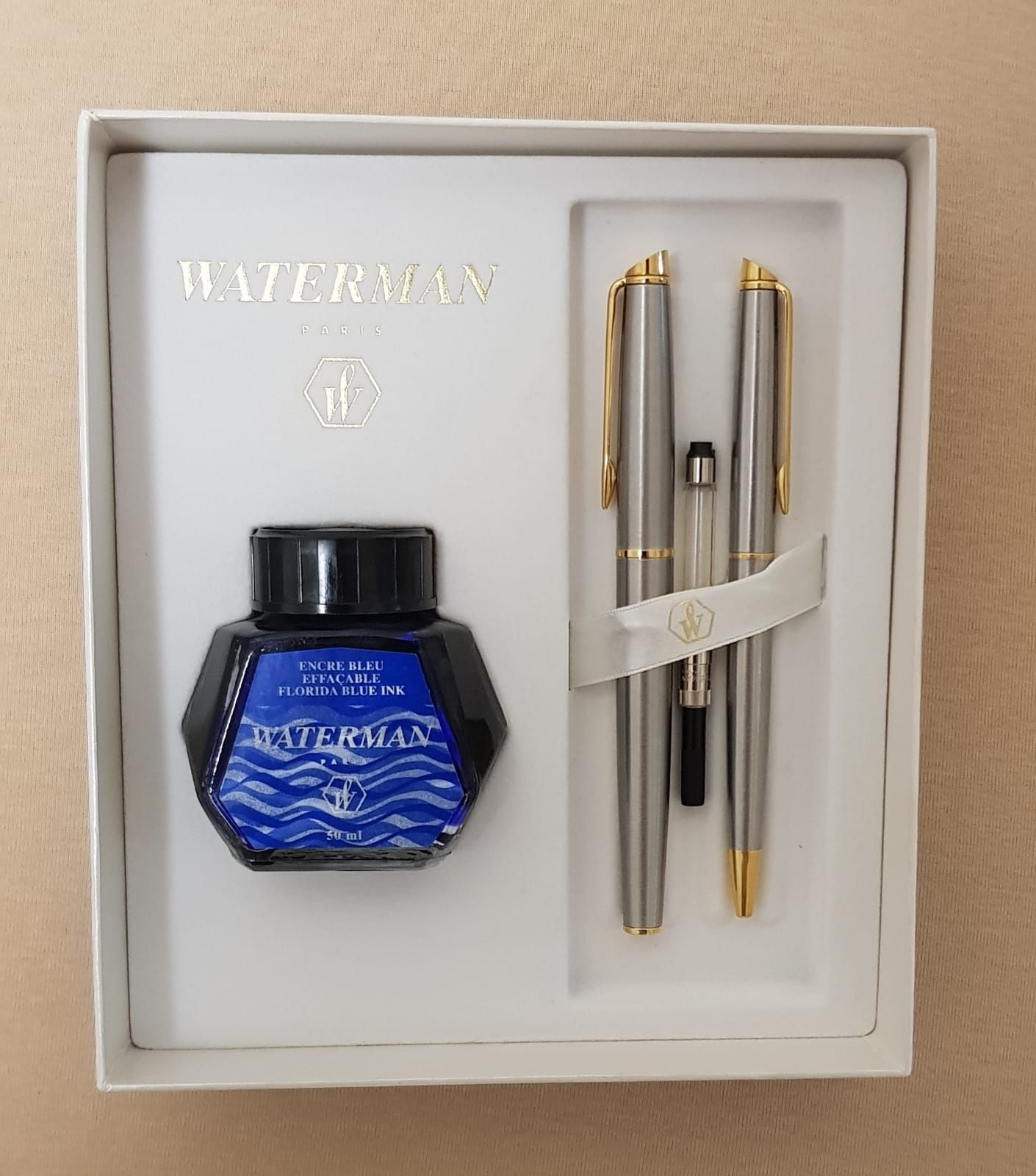 WATERMAN zestaw pióro HEMISPHERE  długopis tusz