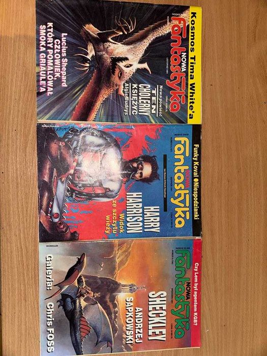 „Nowa Fantastyka”  9 numerów z 1991 roku Darmowa dostawa