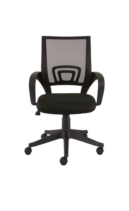 Cadeira de Escritório Operativa Felucca, Tecido e Rede Mesh, Preto