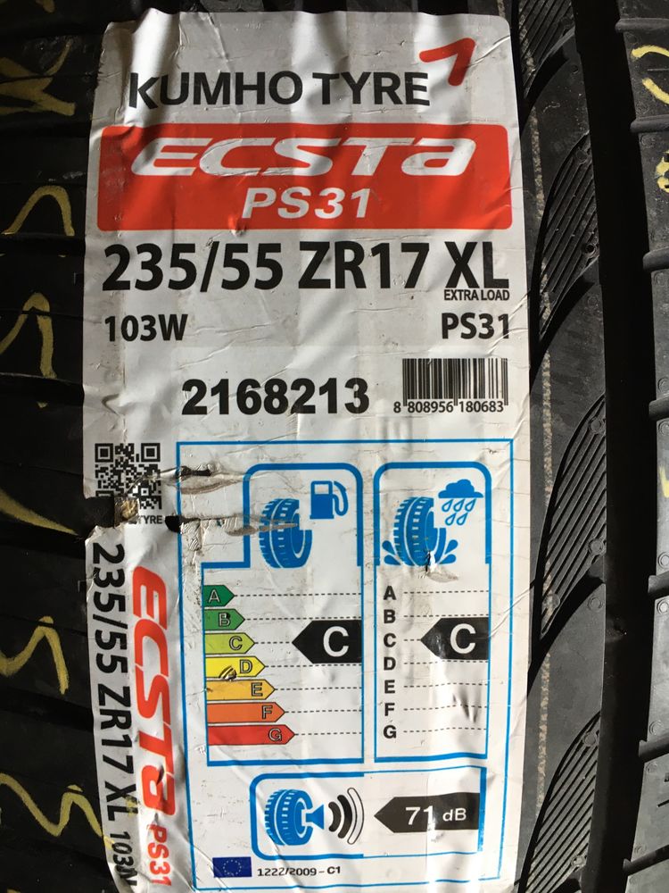 (1шт) нове 235/55R17 Kumho Ecsta PS31 (103W XL) літня шина