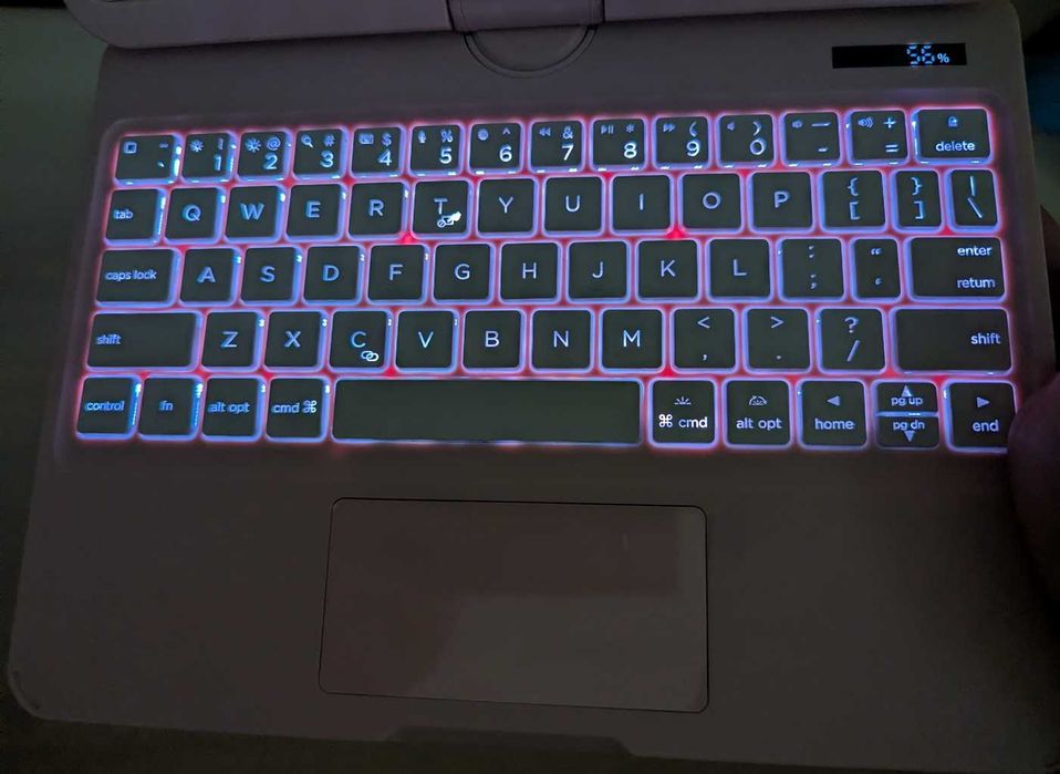 NEW бездротова чохол клавіатура для iPad 10.9" та 11" підсвітка тачпад