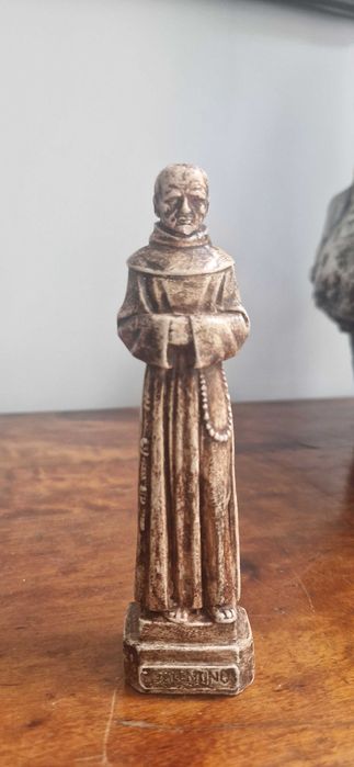 Rzeźba figura Św. Walenty dewocjonalia sztuka sakralna antyk