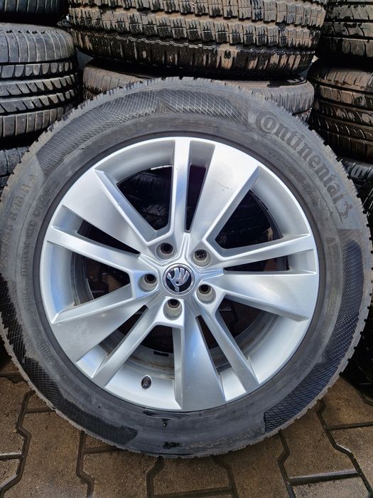 Oryginalne Koła zimowe Skoda Kodiaq 235/55R18 Conti 21r