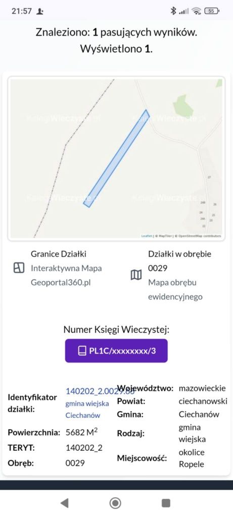 Sprzedam działki leśne w miejscowości Ropele