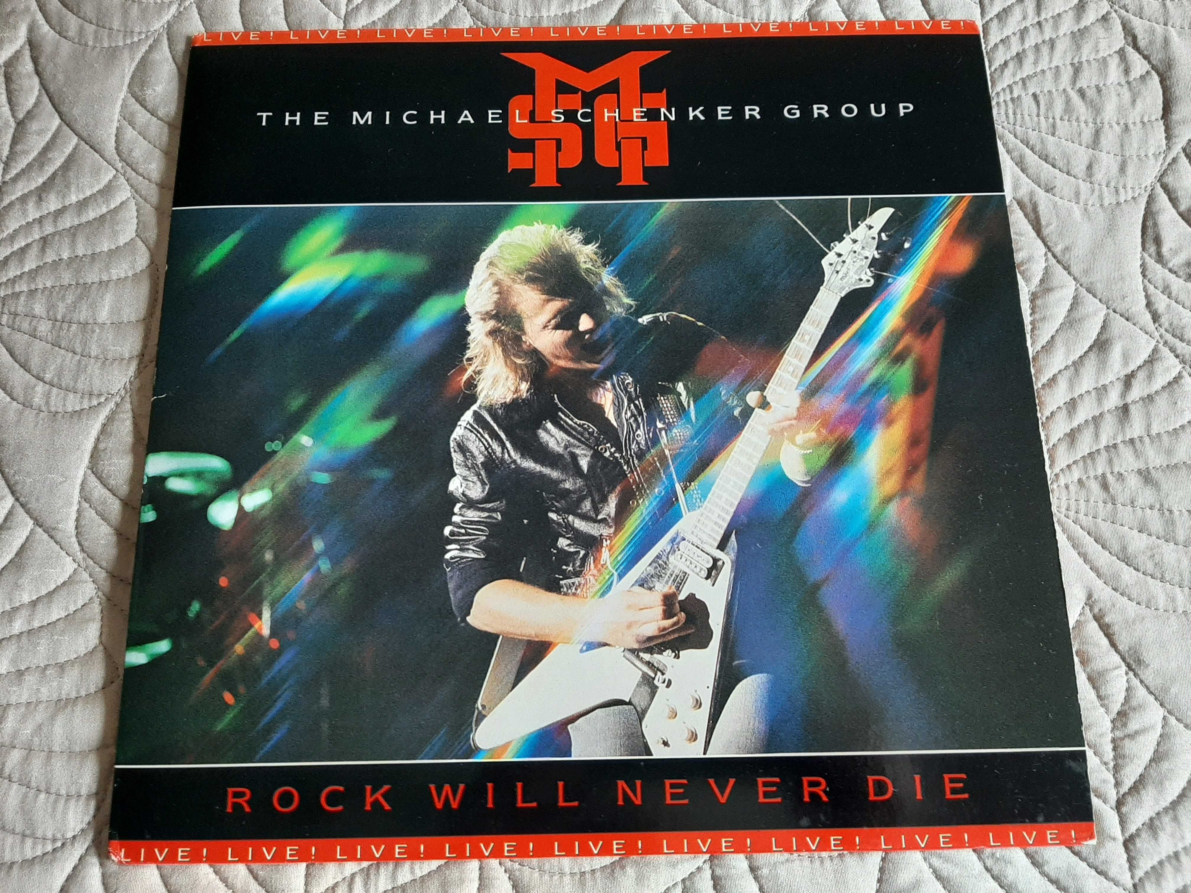 MSG - Michael Schenker Group - Rock Will Never Die - Europa - Vinil LP