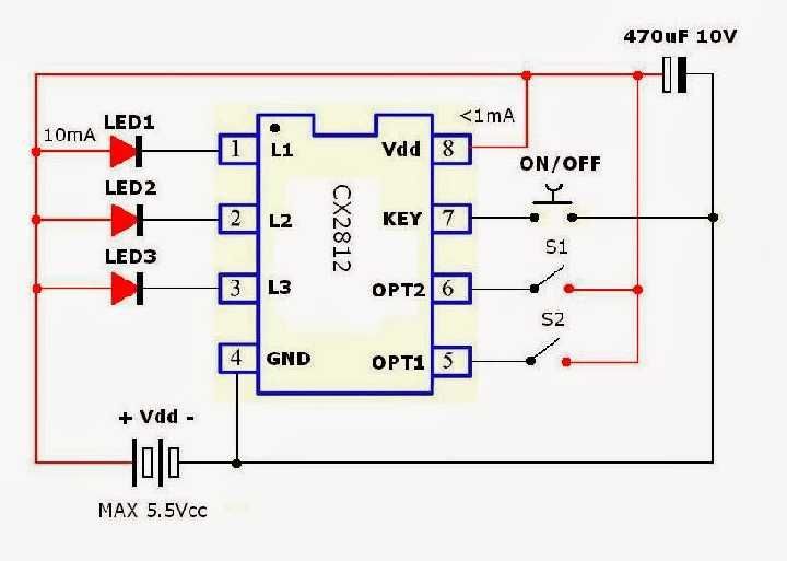 LED драйвер CX2812 корпус SOP8