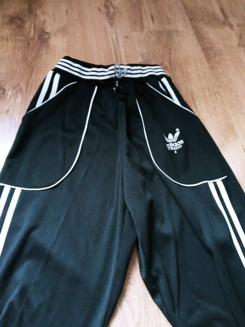 dresy damskie czarne adidas M proste