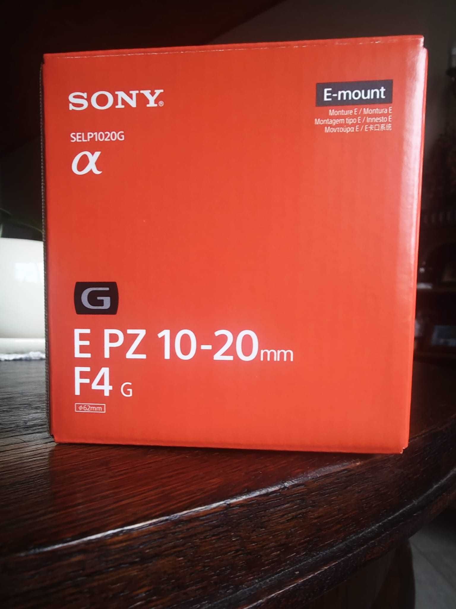 obiektyw Sony E PZ 10–20mm F4 G SELP1020G nowy gwarancja DOWÓZ gratis