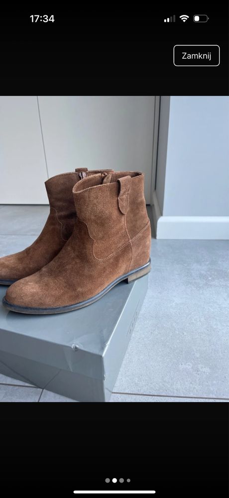 Venezia Camel botki rozmiar 39
