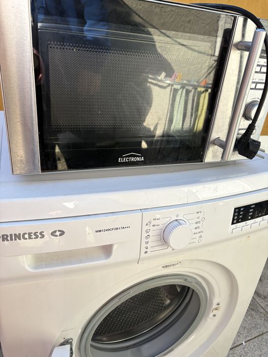 Maquina de lavar,microondas e esquentador