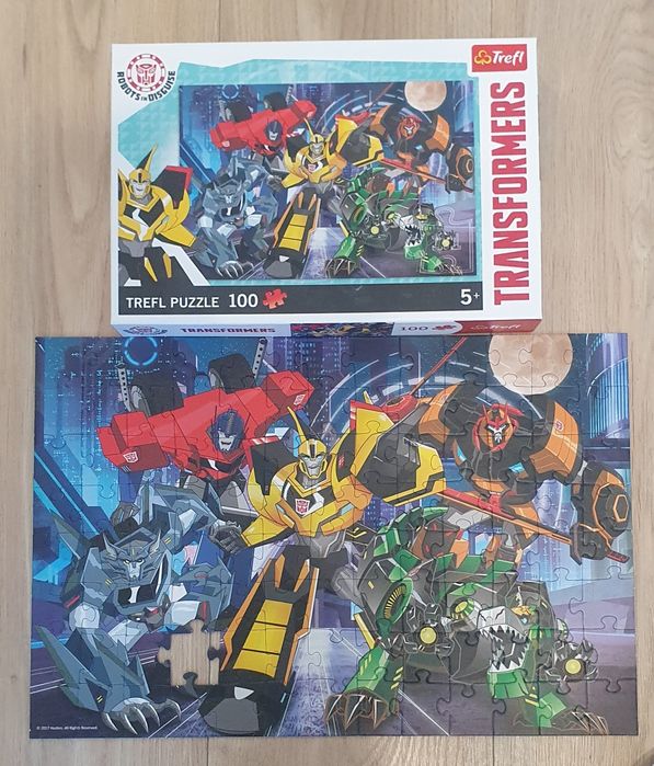 Puzzle Transformers 100szt