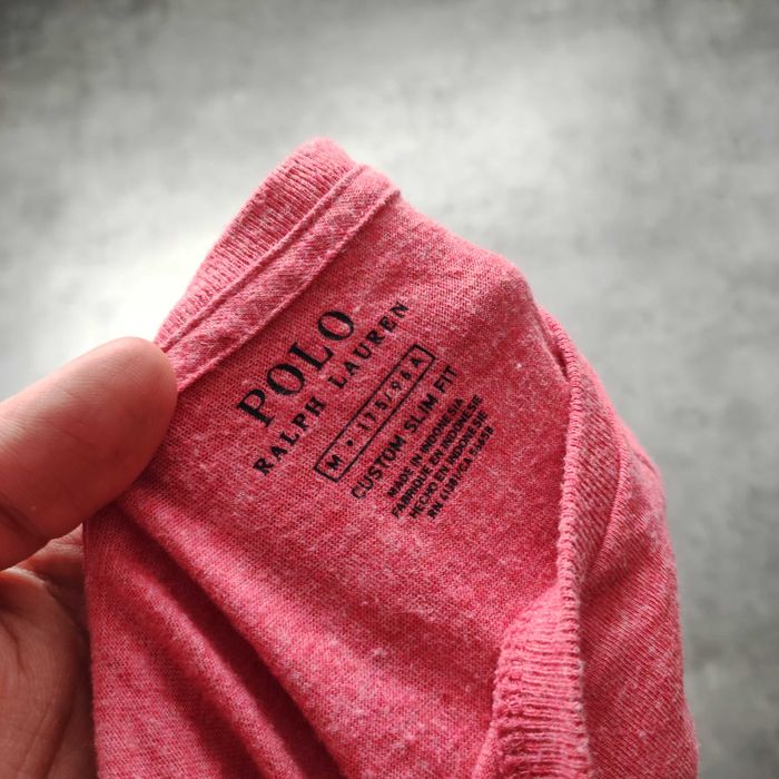 MĘSKA Koszulka PREMIUM Bawełna Elegancka Konik Ralph Lauren Różowa