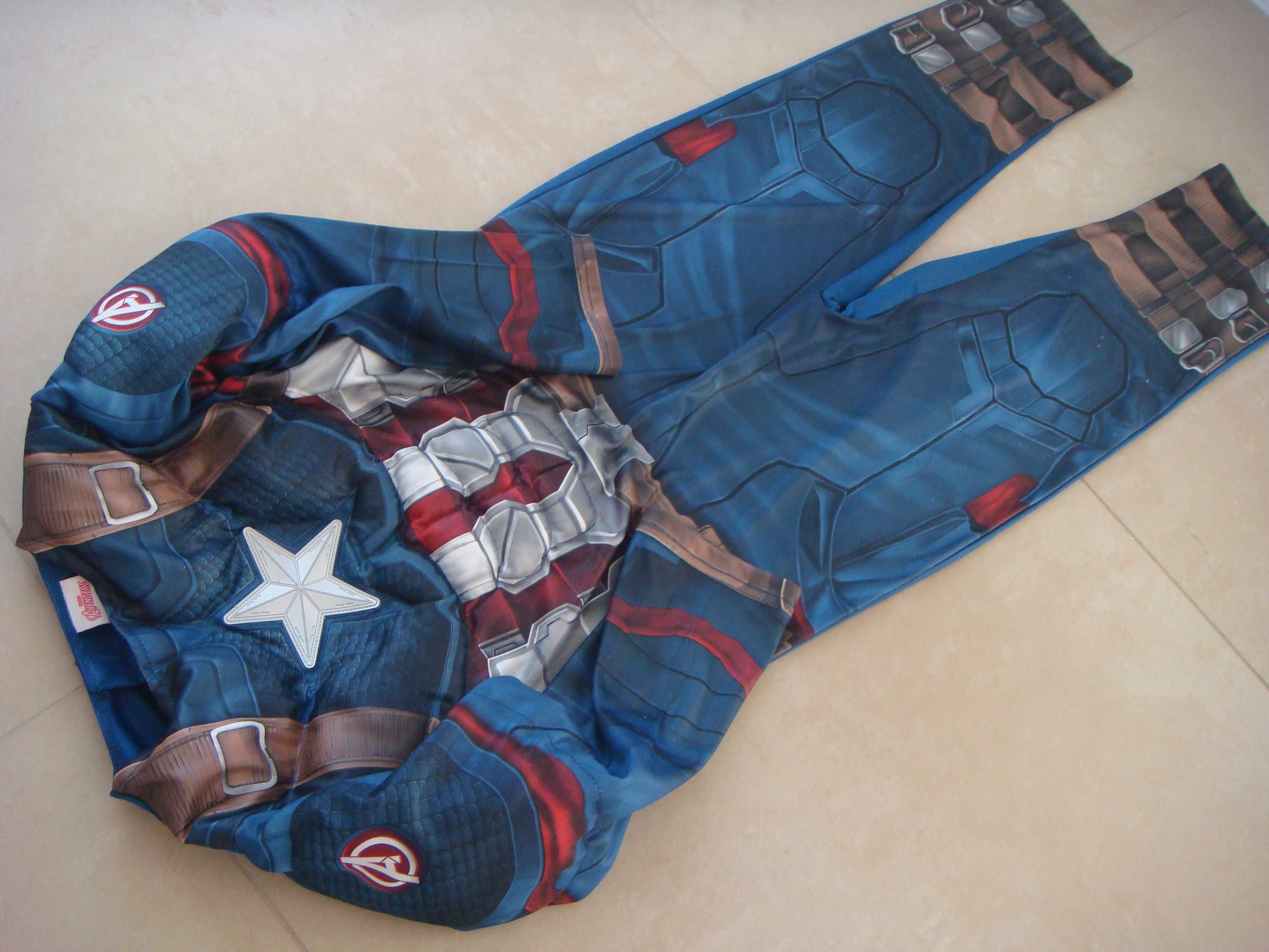strój przebranie kapitan ameryka avengers efekt super mięśni 116 / 122