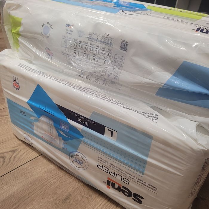 Pampersy seni r.L dla dorosłych 3 paczki