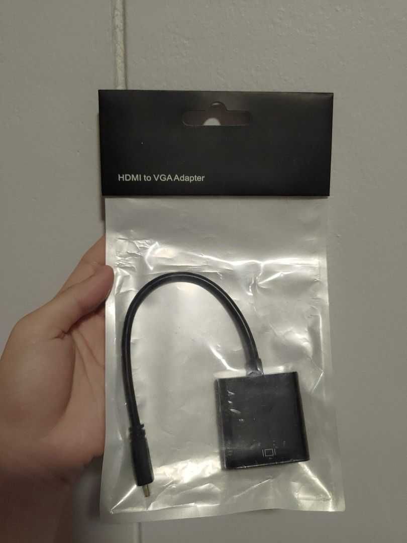 PC - Adaptador HDMI para VGA - NOVO