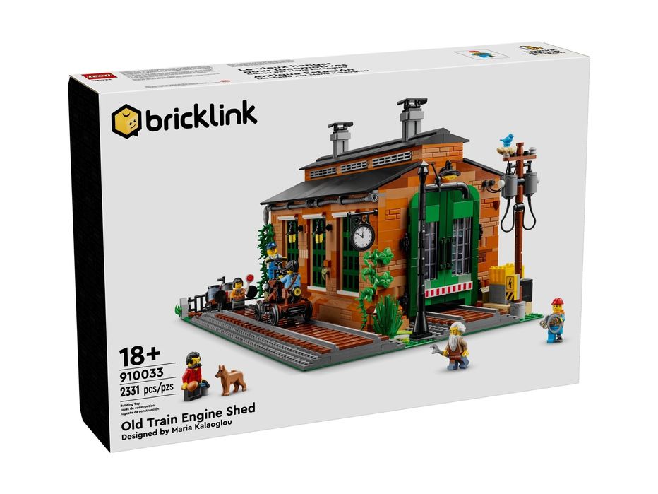 NOWE! Lego Bricklink 910033 Stara Lokomotywownia