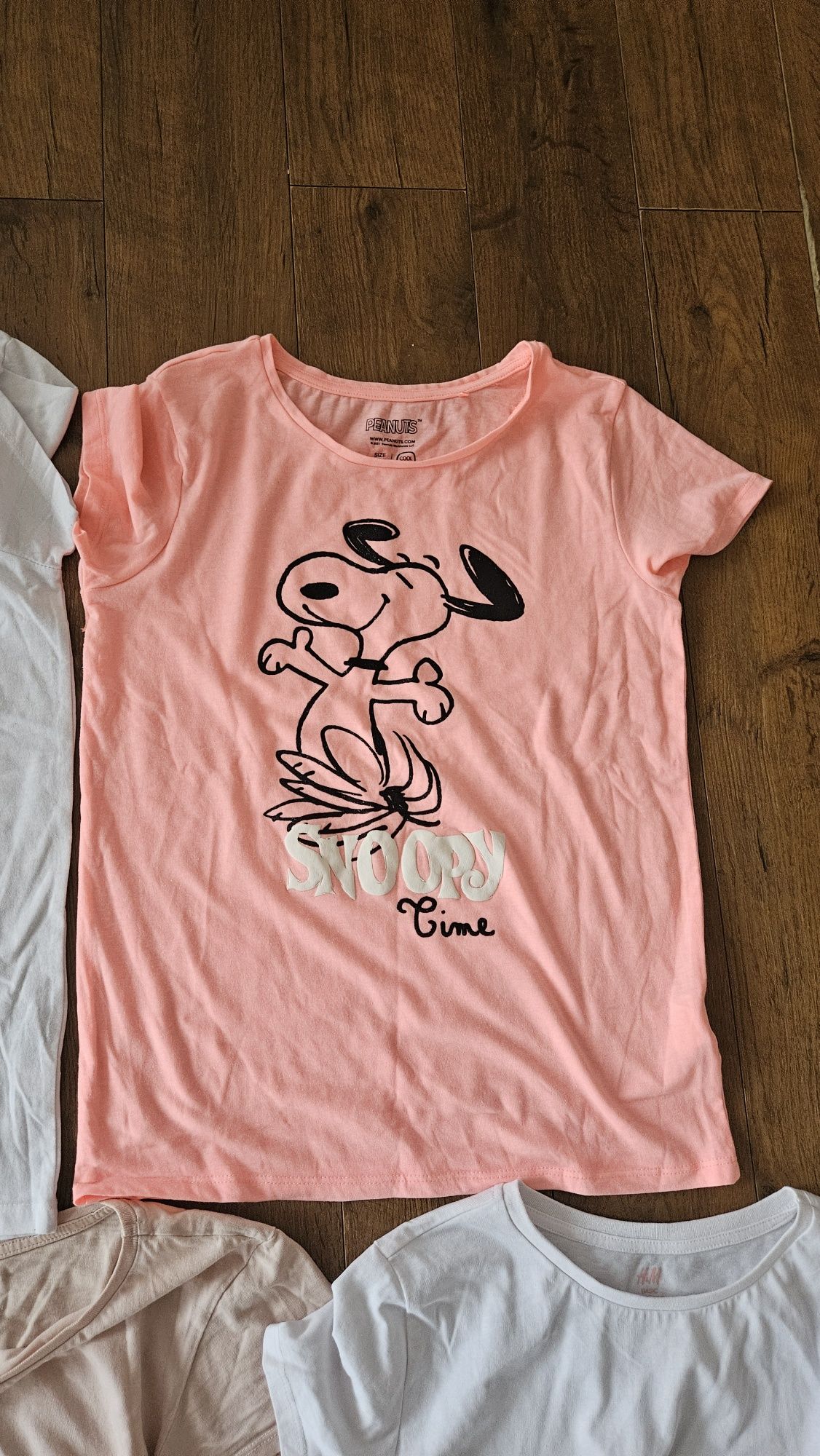 Bluzki T-shirty bawełniane krótki rękaw H&M