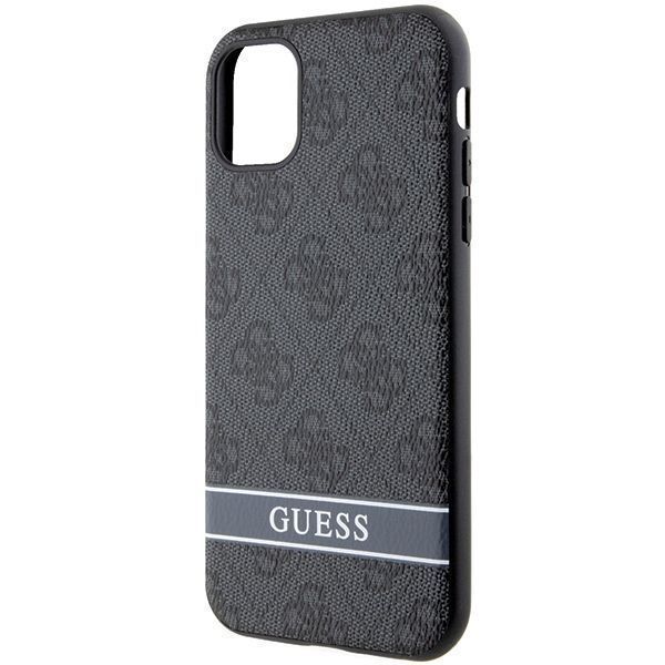 Guess Guhcn61P4Snk Iphone 11 / Xr Szary/Grey Hardcase 4G Stripe