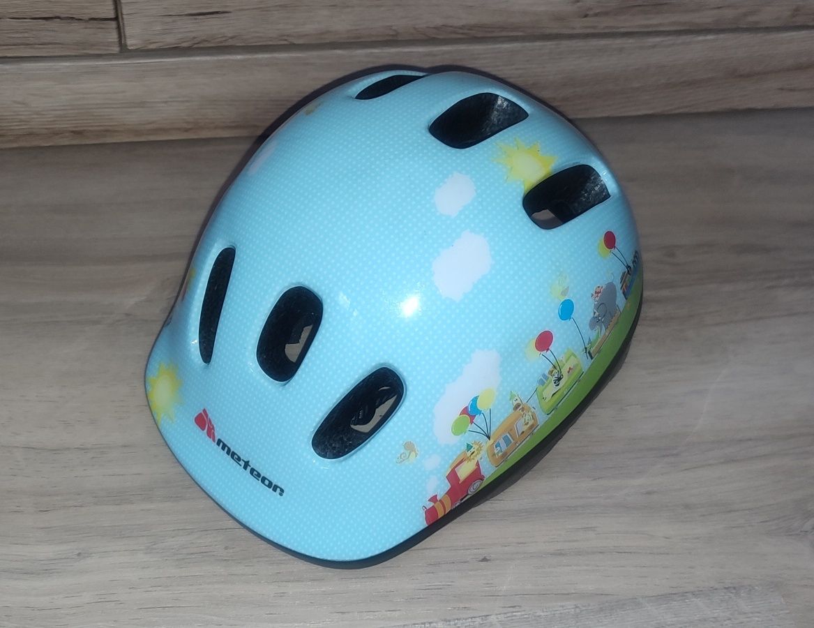 Kask rowerowy Meteor r. S 48-52 cm rolki dziecięcy