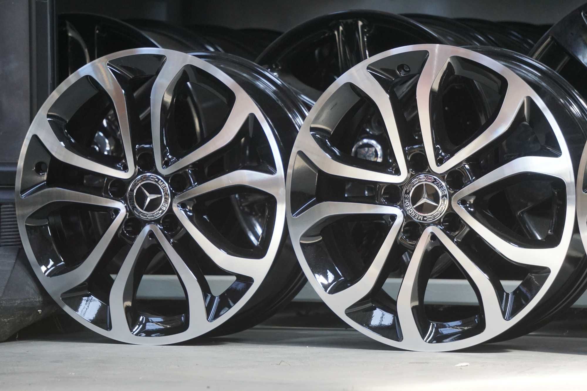 Alufelgi oryginał Mercedes W205 5x112 7Jx17 et48,5 cb66,6mm bikolor,