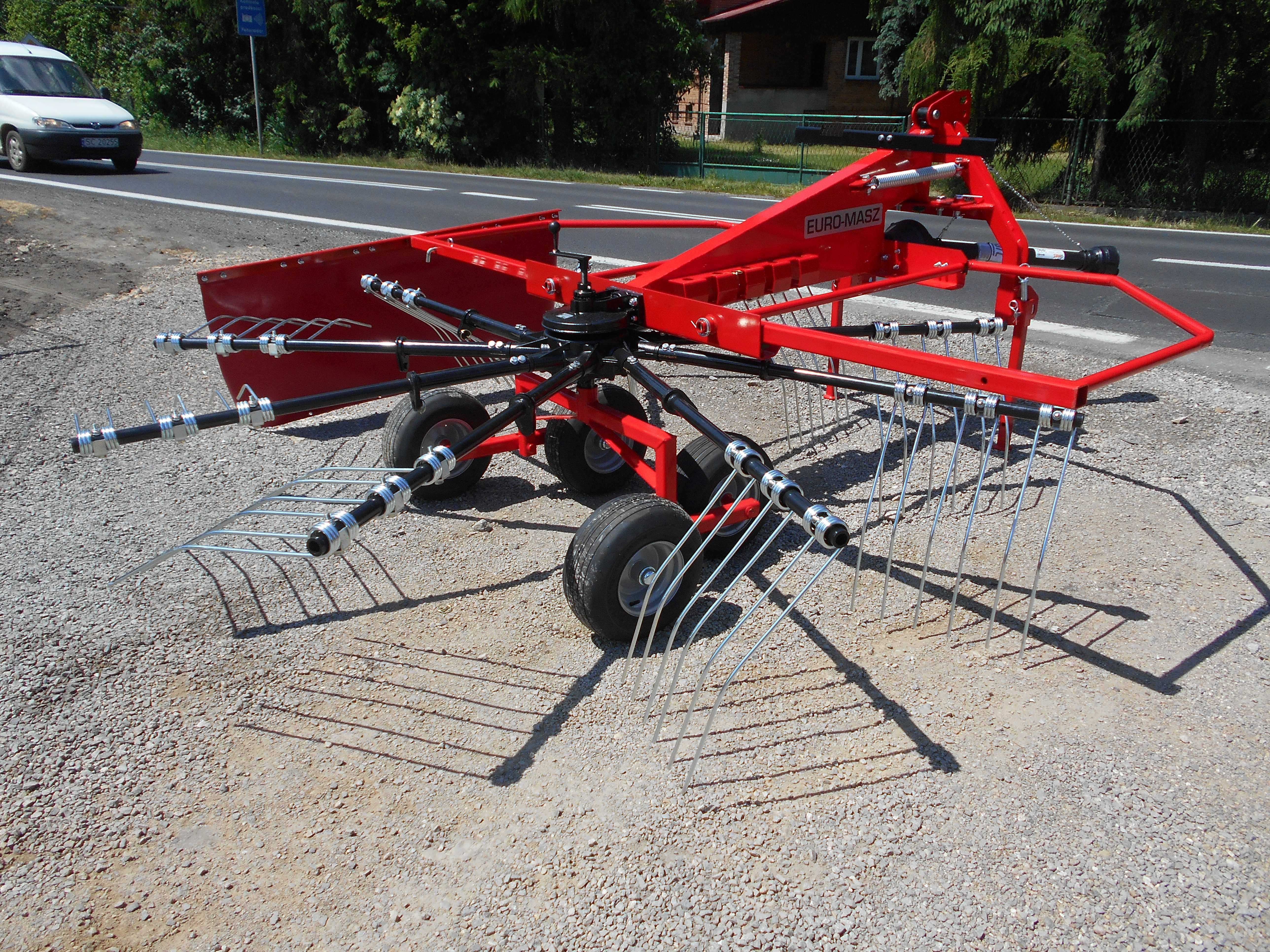 ZGRABIARKA karuzelowa *tandem *3,5m *wom *szerokie koła PROMOCJA