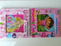 Wielka księga puzzli Barbie, Dora 2 szt książeczki od lat 3+