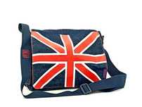 Torebka z jeansu z motywem ,, Union Jack "