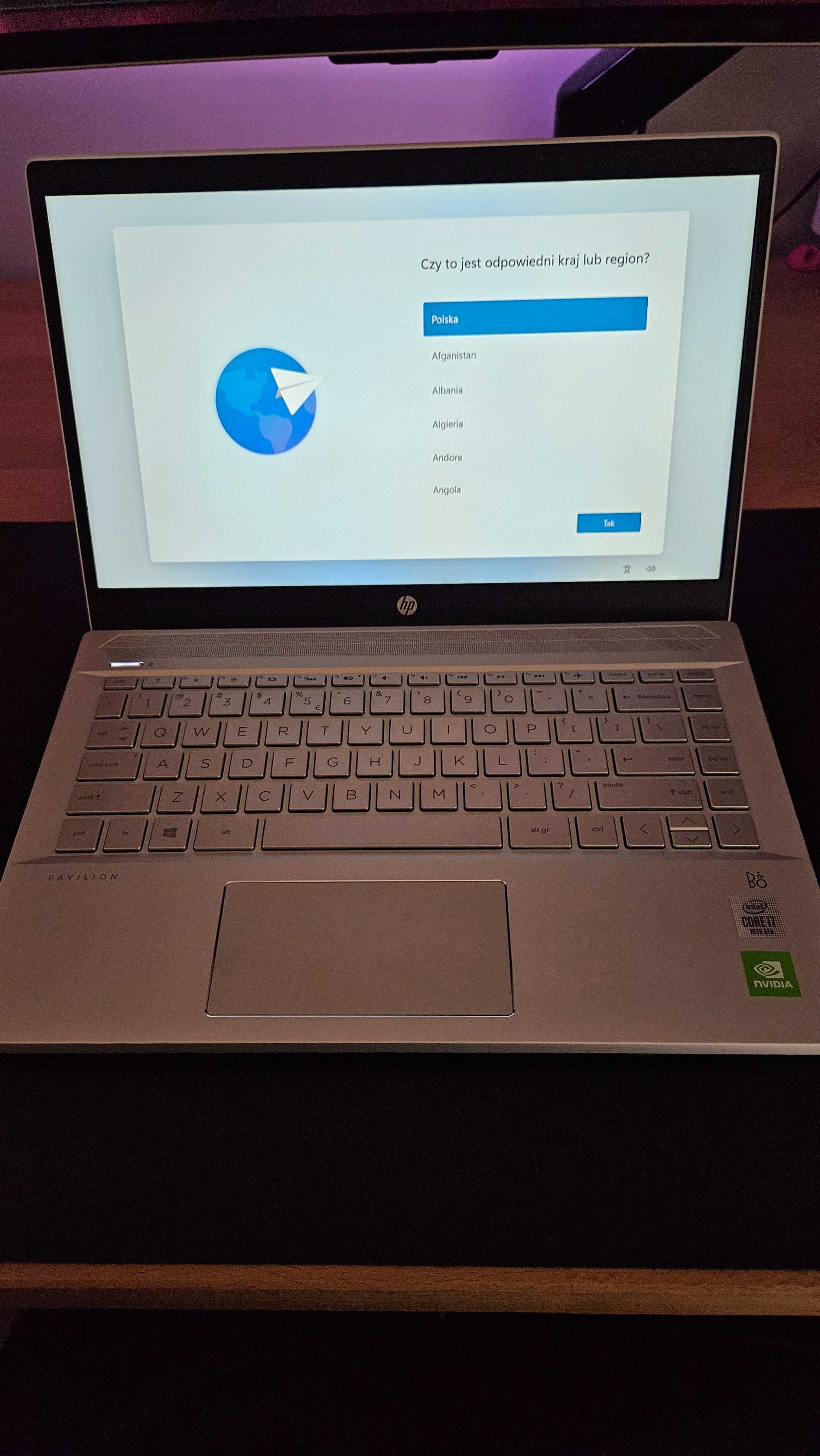 Laptop HP Pavilion 14 i7/16GB/1TB/Win11 MX250 Podśw. klawiatura Biały
