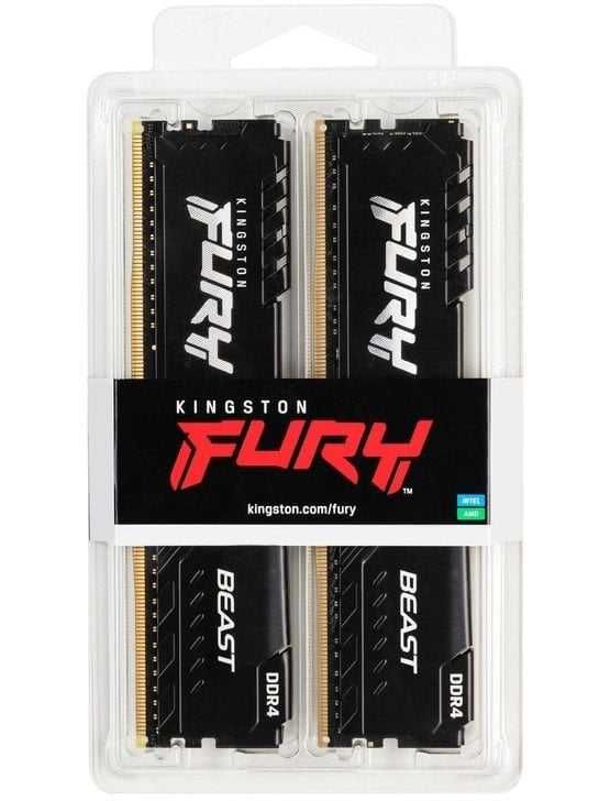 Оперативна пам’ять Kingston Fury DDR4-3200 16384MB Beast Black