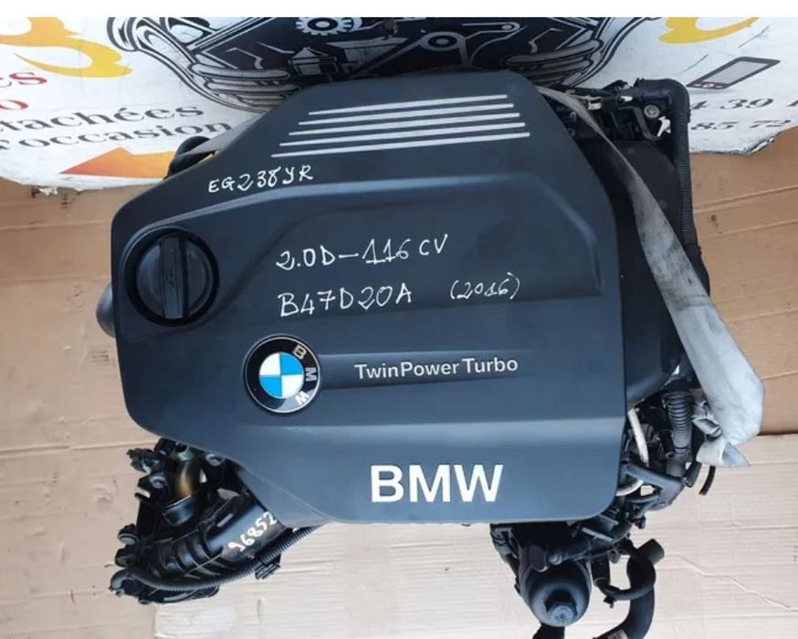 Motor BMW Série 3 F31 2.0D B47D20A usado com garantia