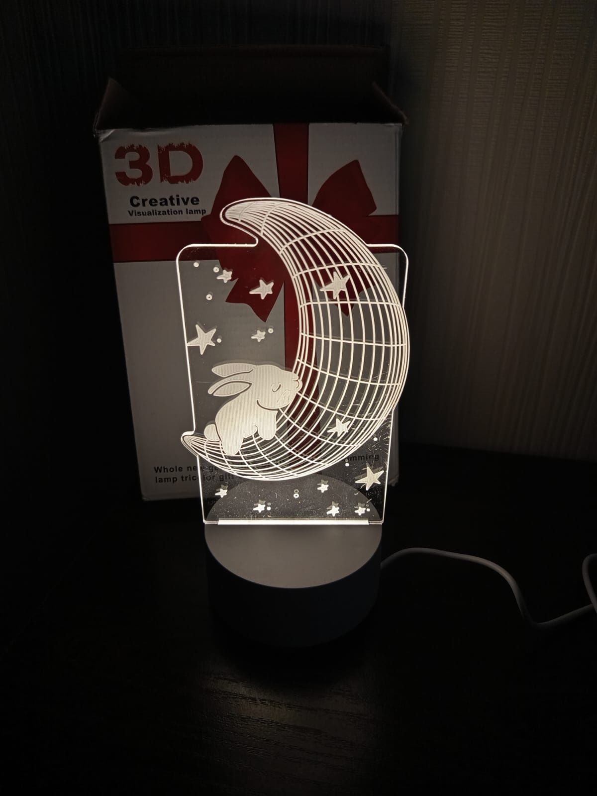 Nocna lampka LED 3D