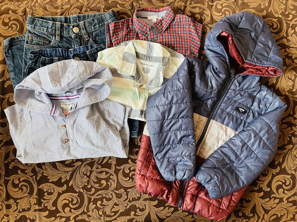 Пакет речей (куртка, джинси, сорочки, фліска) на хлопчика
