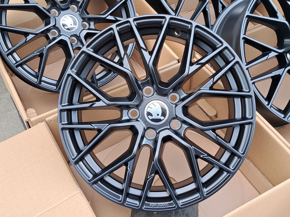 Alufelgi SKODA 18' 5x100 Scala Rapid Fabia Kamiq Roomster CA20 MATT