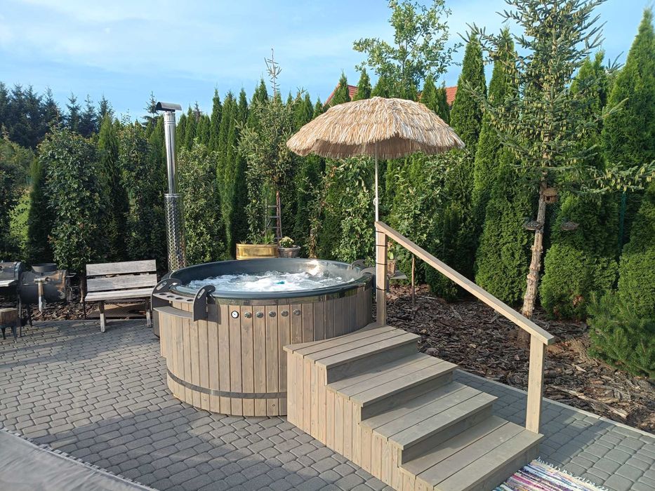 Balia ogrodowa jacuzzi Ruska bania