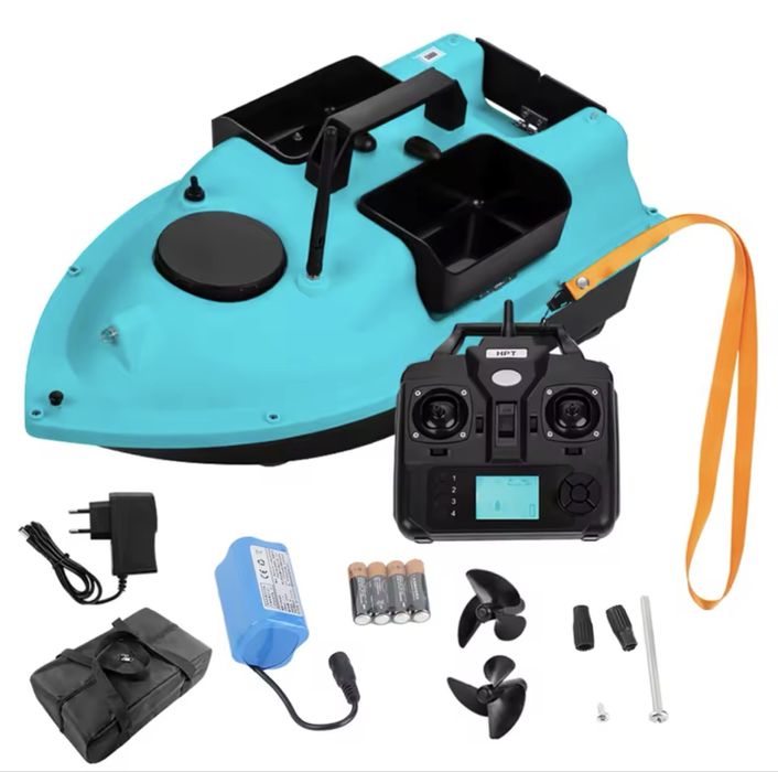 Łódka zanętowa V018 GPS 12k.mAh Torba