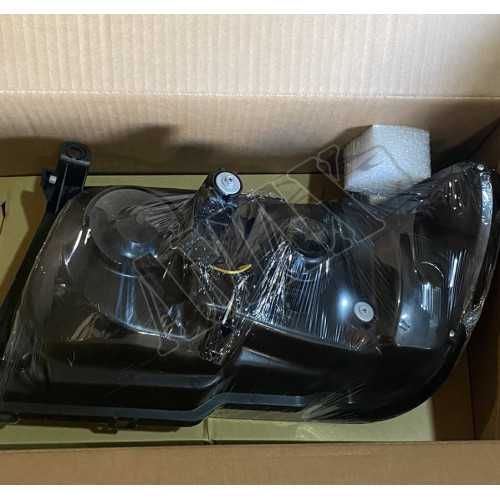 Передние фары ( черные ) Toyota Land Cruiser 100 (98-05) оптика фара