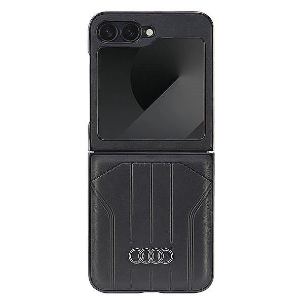 Etui Audi Synthetic Leather MagSafe na Samsung Galaxy Z Flip 6 - czarn